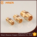 OEM Produce Brass Cross Joint Pipe Fittings Female Gas Nipple